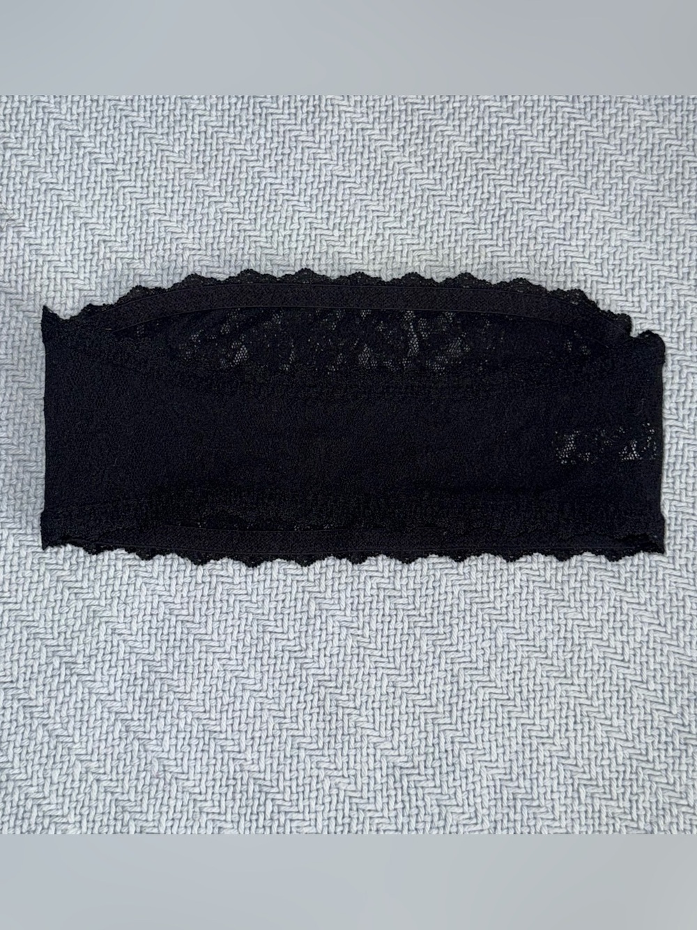 GapBody Small Black Lace Bandeau Bra Top Gap